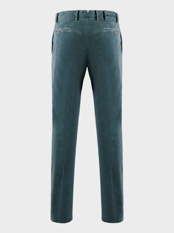 Бархатные брюки 500 в полоску